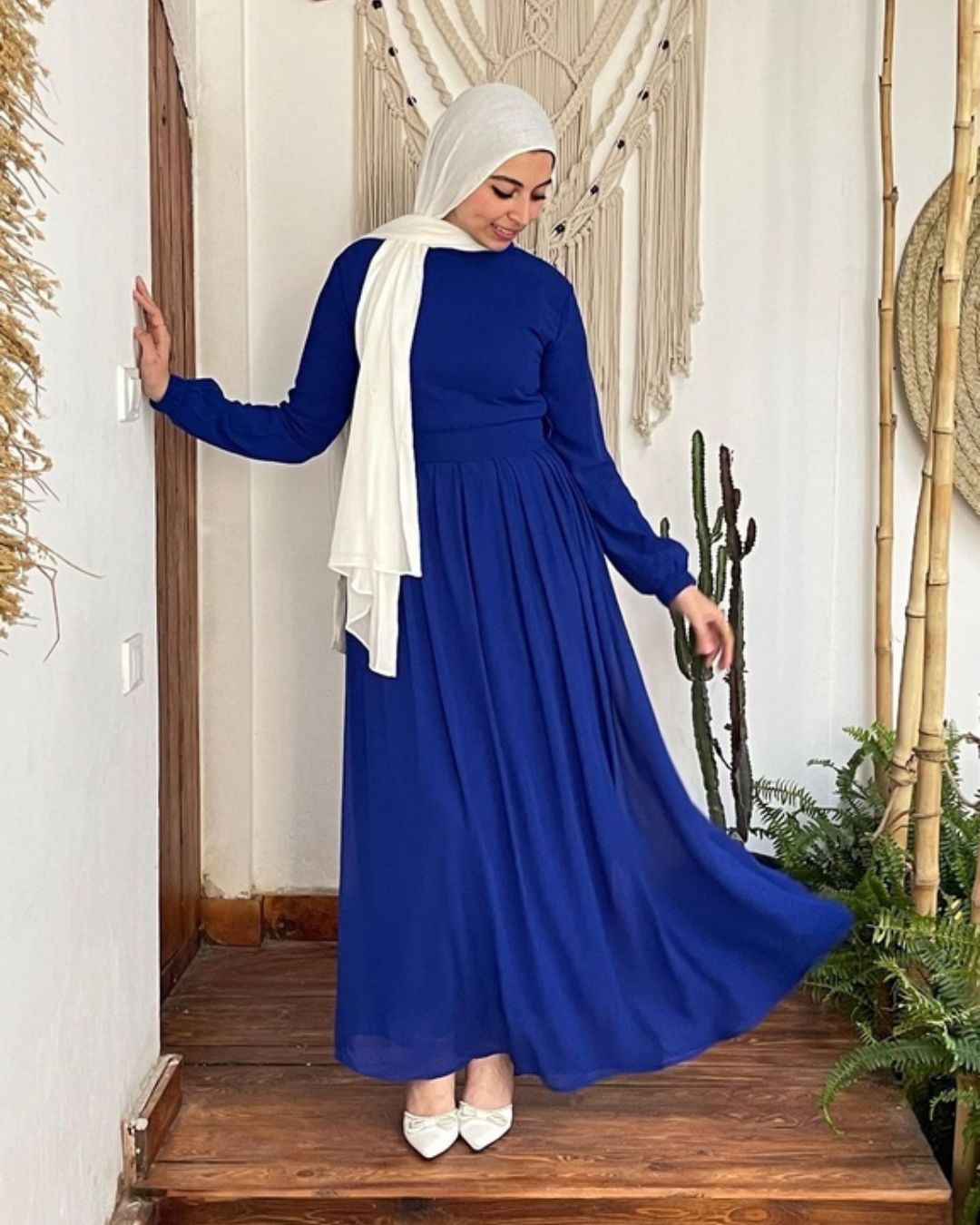 Flowy Dress -Blue