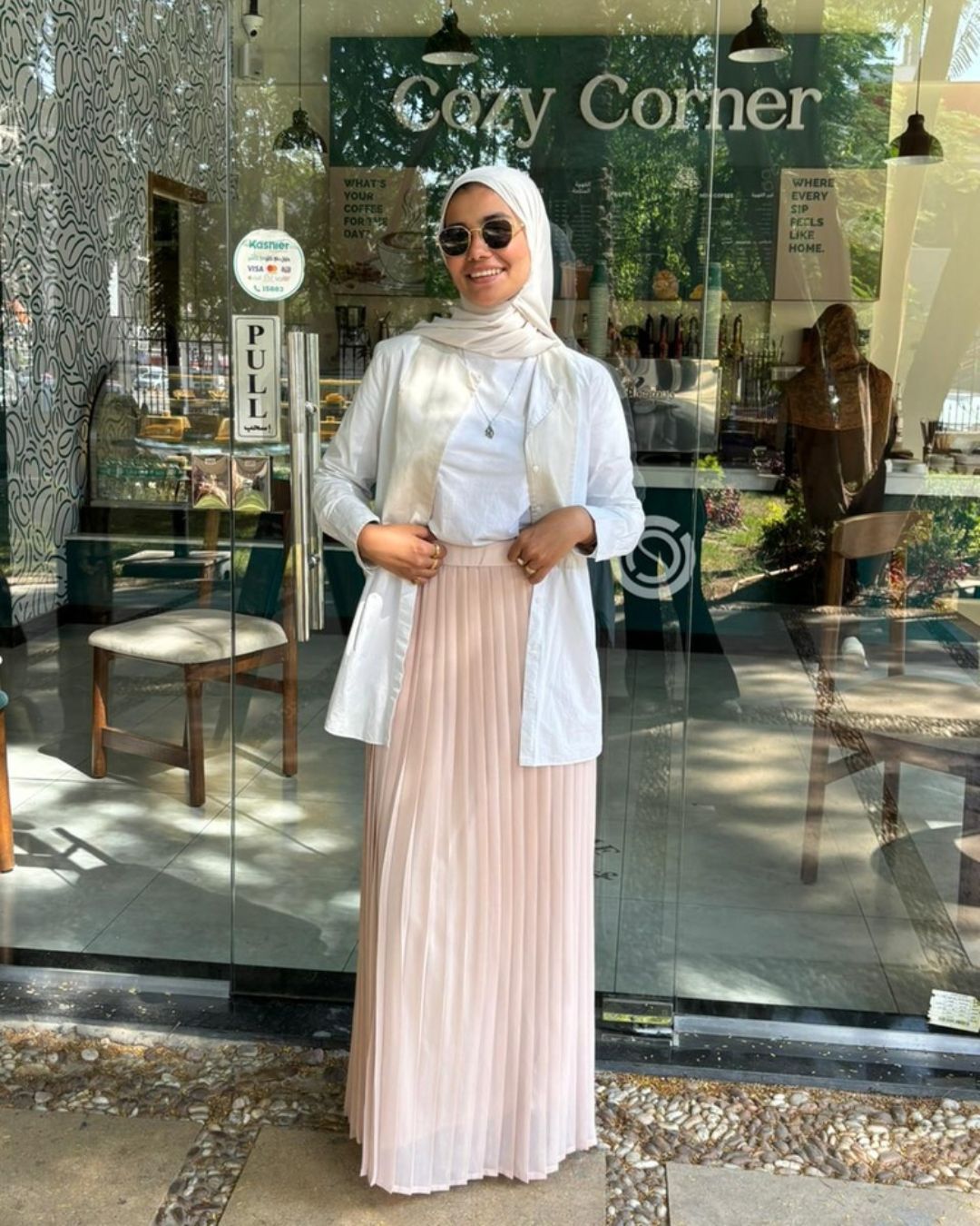 Plain Chiffon Pleated Skirt - Plush