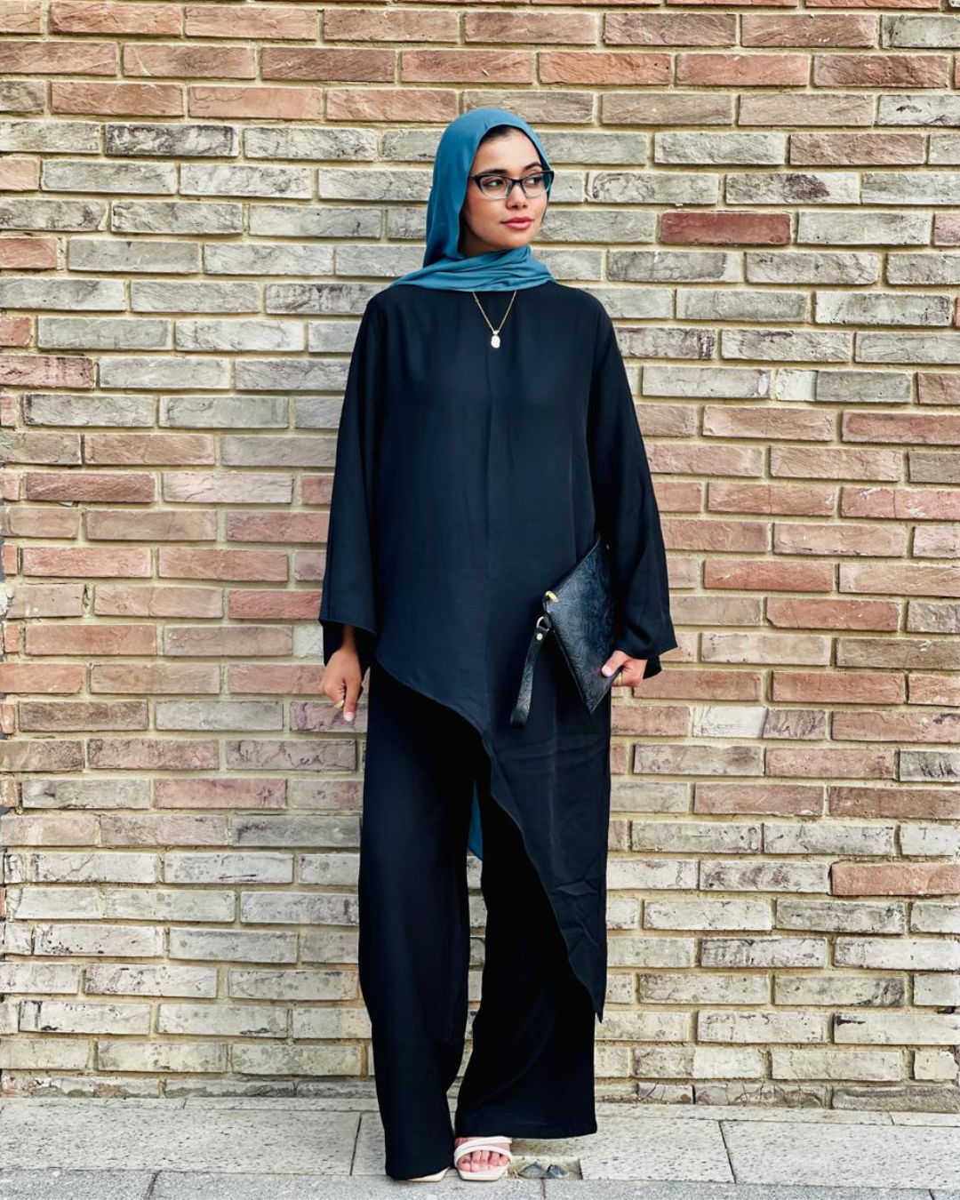 Afnan Linen Pants - Black