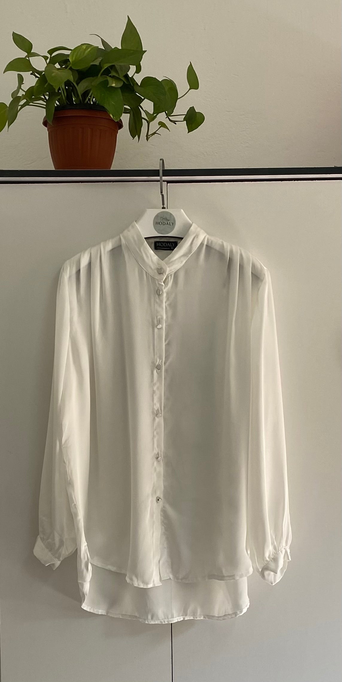 Aryam Satin Blouse - OFF-White