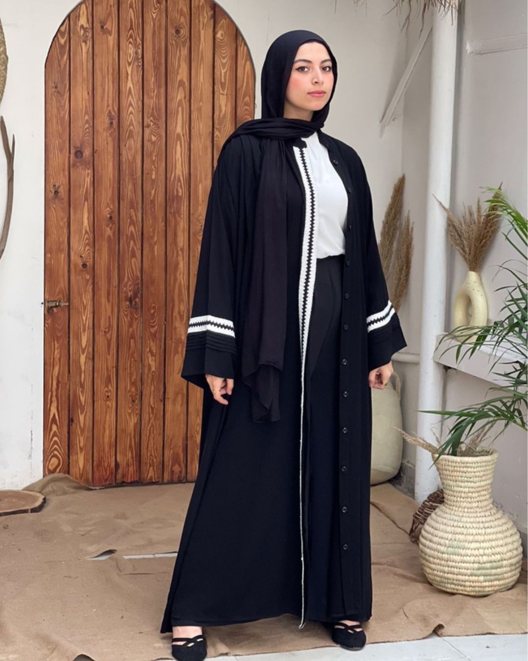Hoda Abaya - Black - W