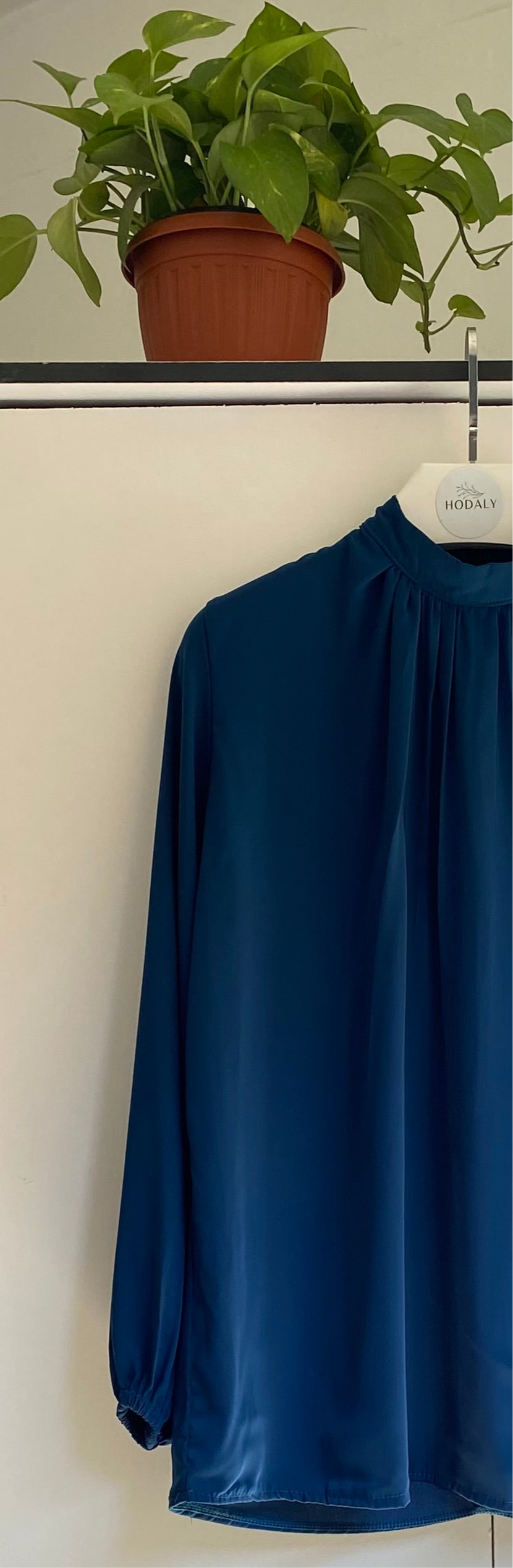 Amalia Blouse -Petroleum Blue