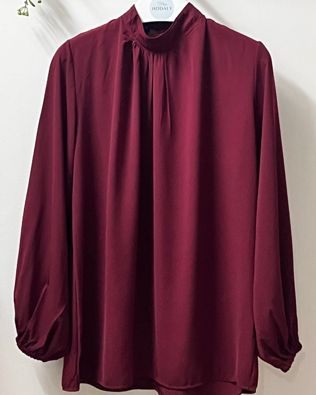 Amalia Blouse - Burgundy
