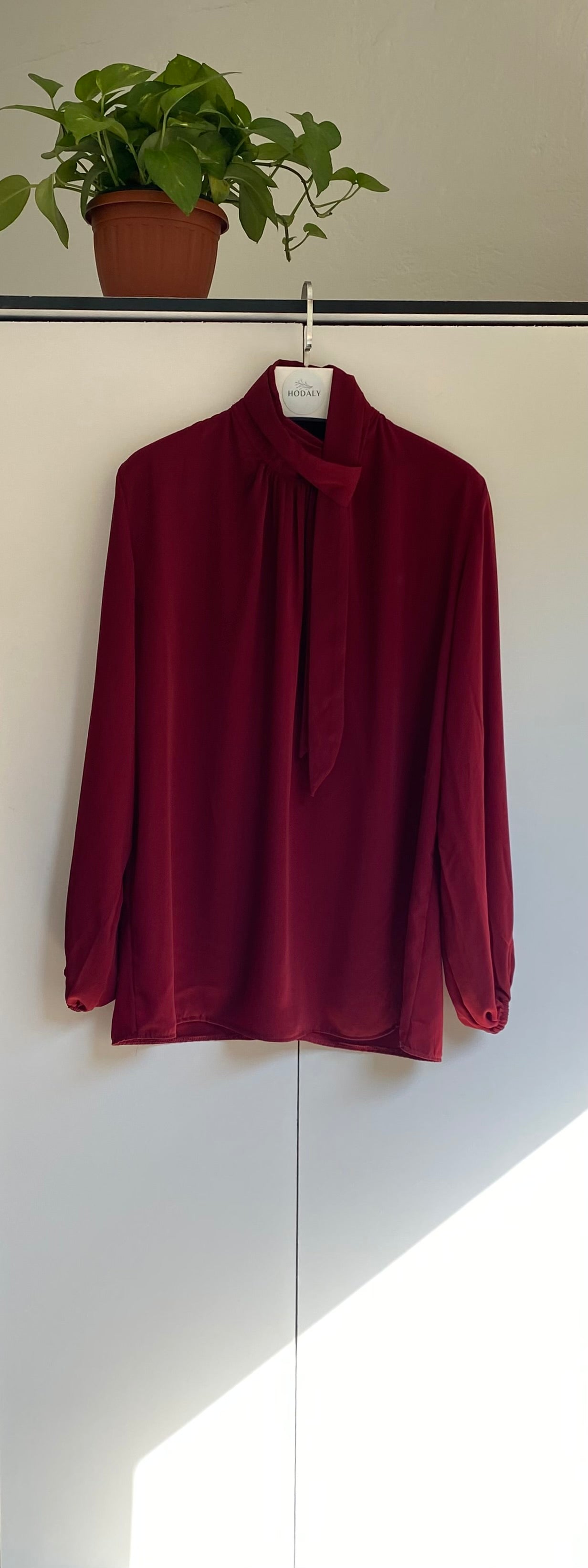 Amalia Blouse - Burgundy