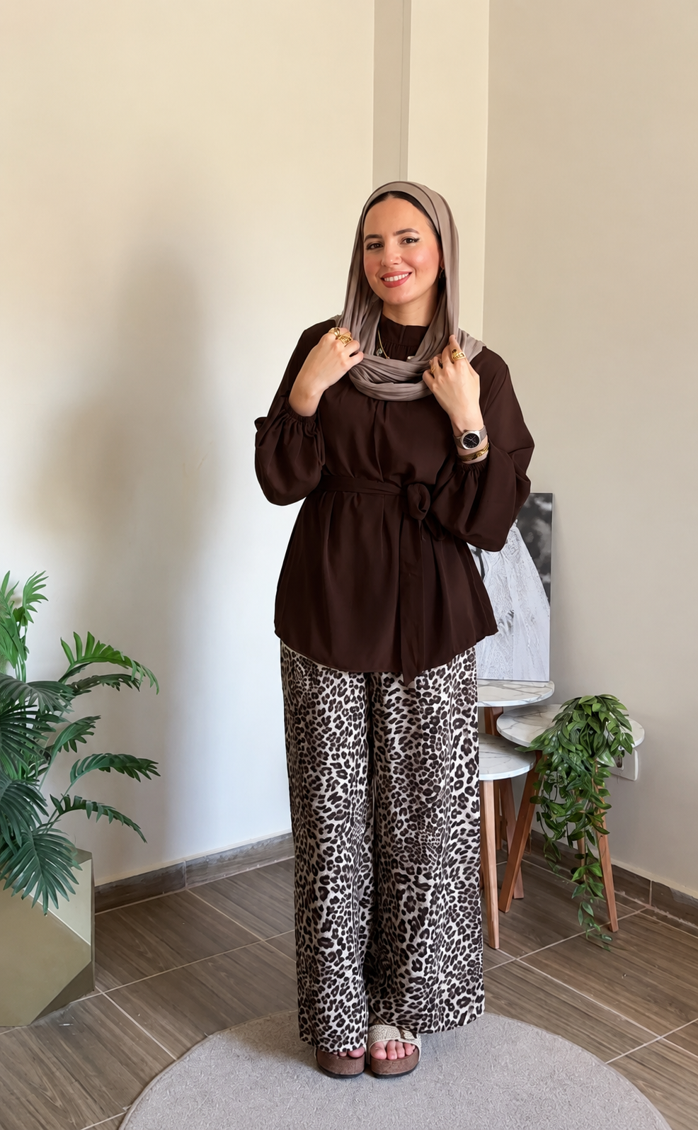 Amalia Blouse - Chocolate Brown
