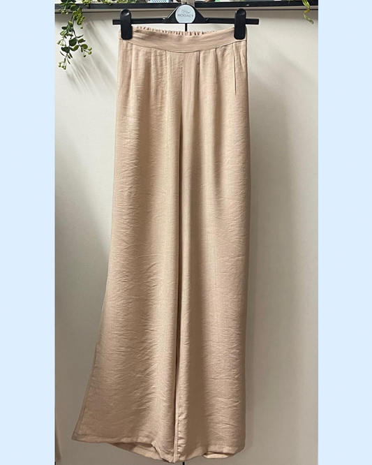 Afnan Linen Pants -Beige