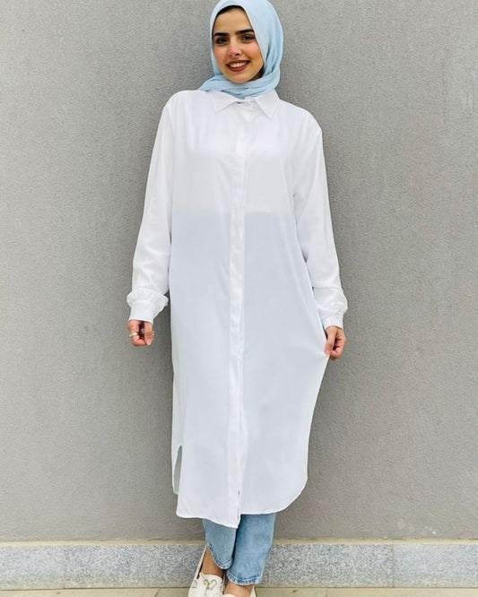 Long Shirt Chimes - White