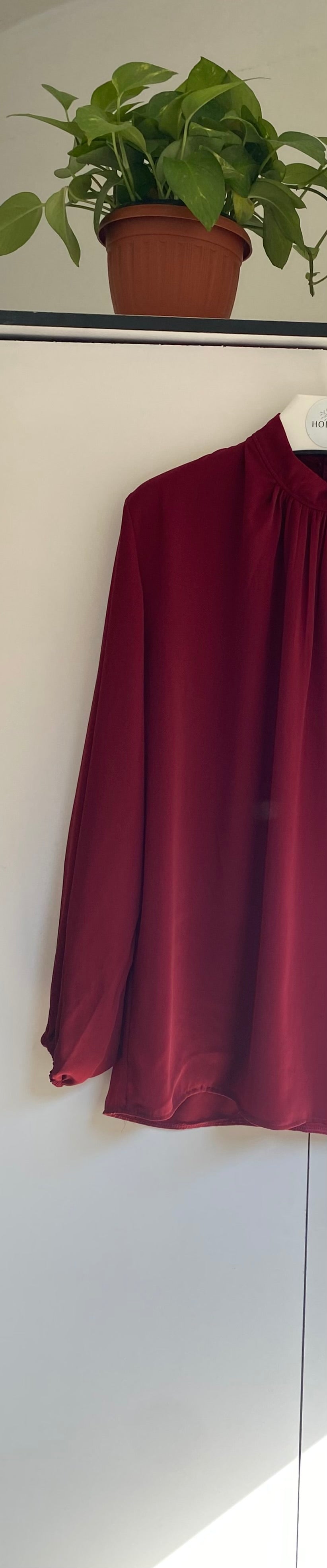 Amalia Blouse - Burgundy