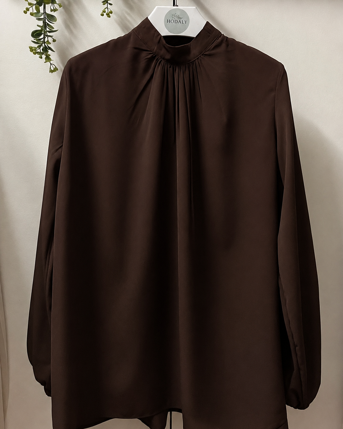 Amalia Blouse - Chocolate Brown