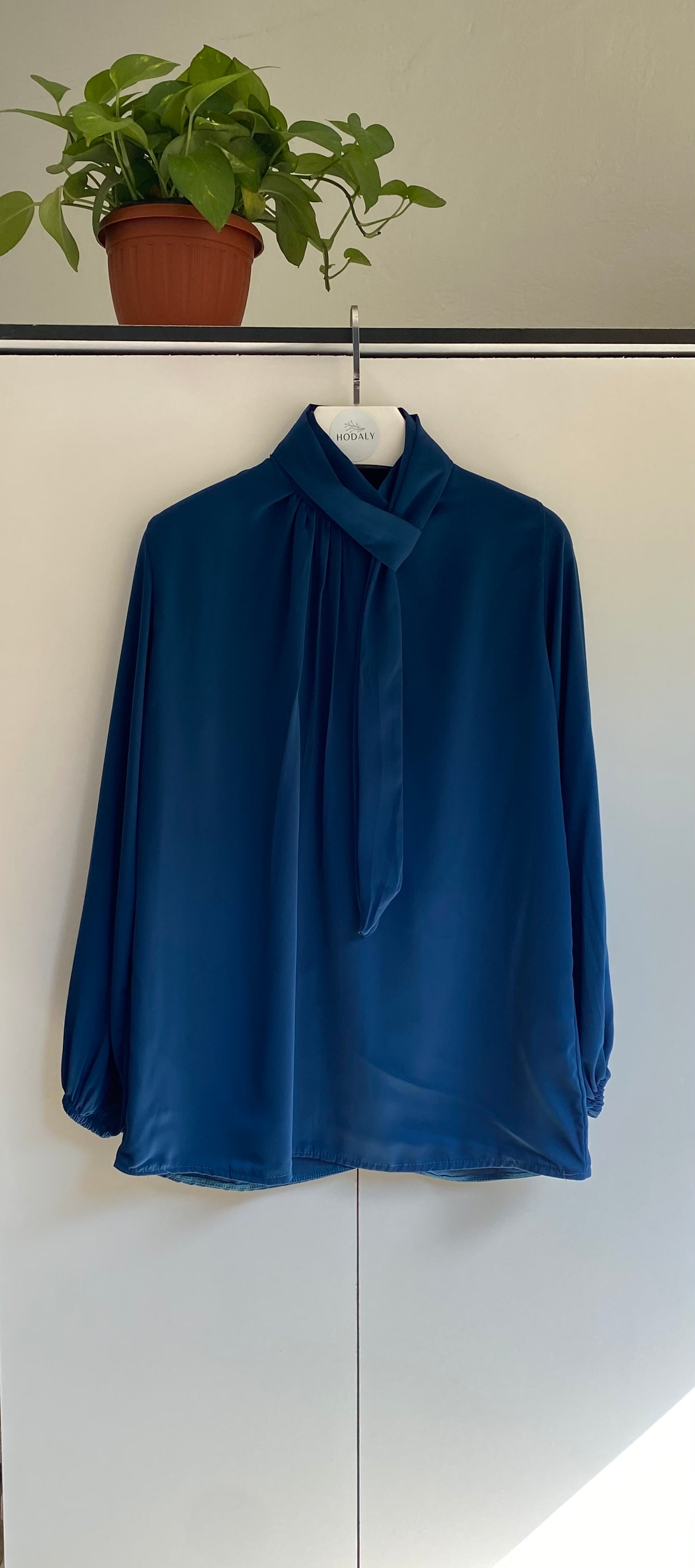 Amalia Blouse -Petroleum Blue
