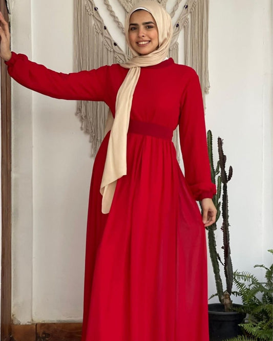 Flowy Dress - Red