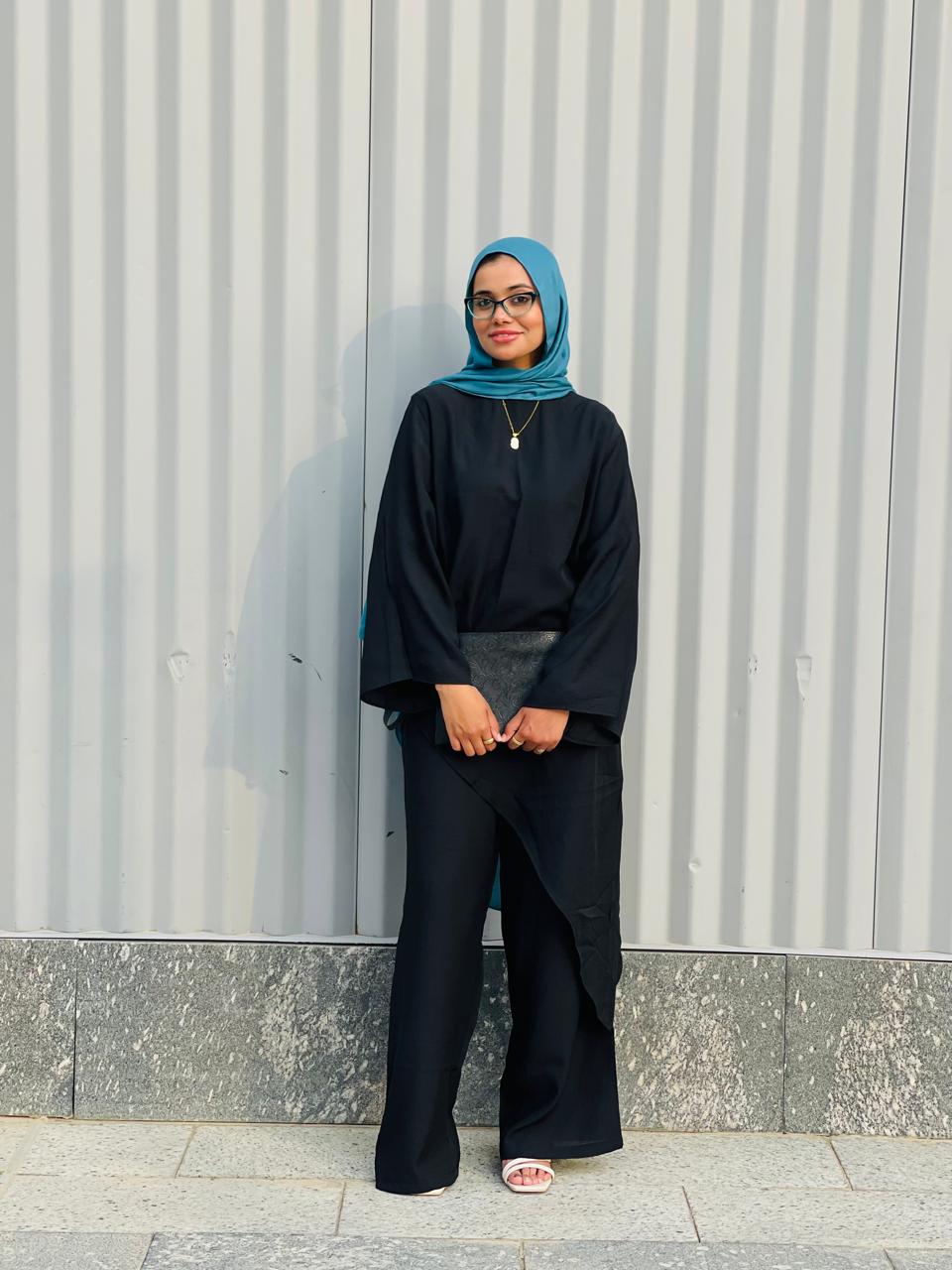 Afnan Linen Set -Black