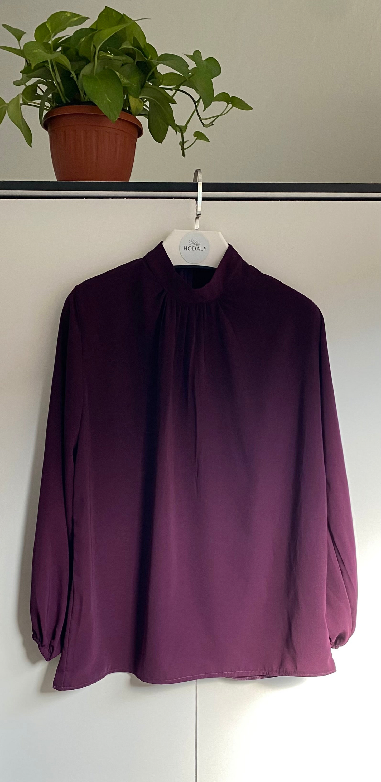 Amalia Blouse - Dark Purple