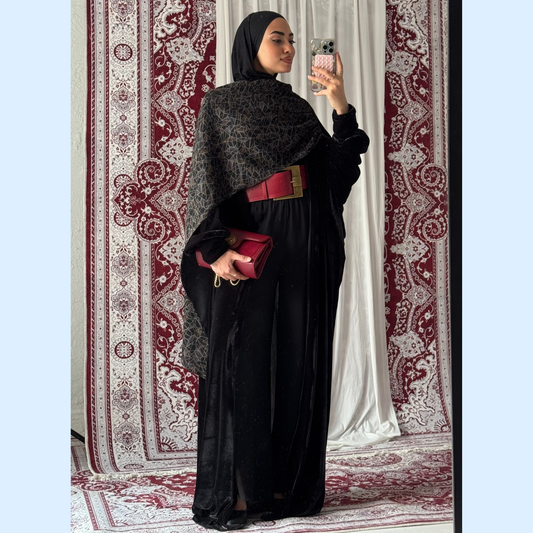 كفتان مِخمل - Black