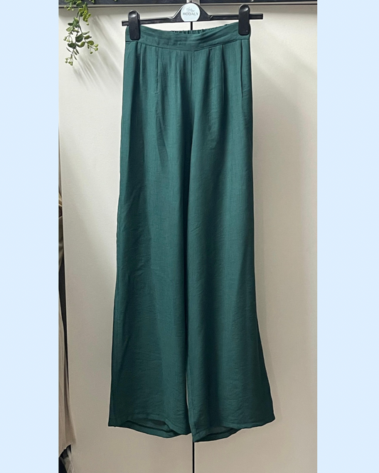 Afnan Linen Pants - Teal