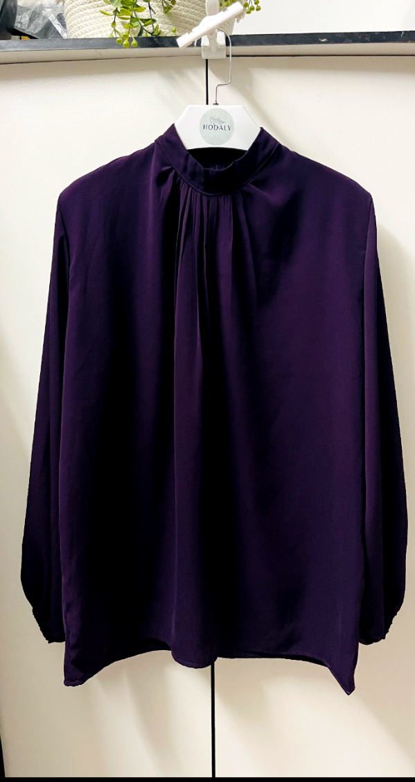 Amalia Blouse - Dark Purple