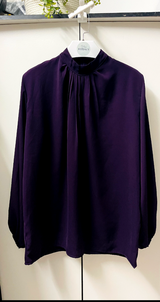 Amalia Blouse - Dark Purple