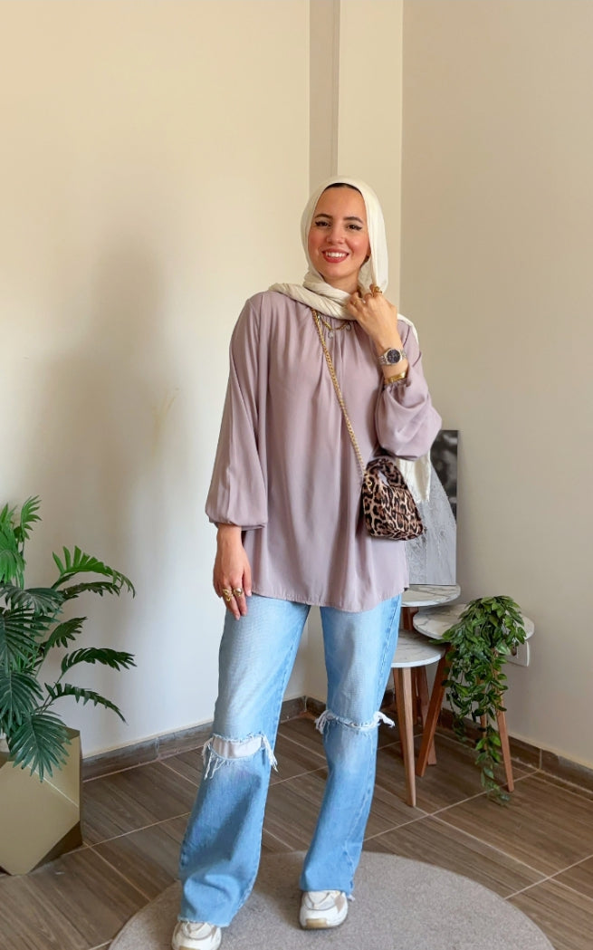 Amalia Blouse - Latte