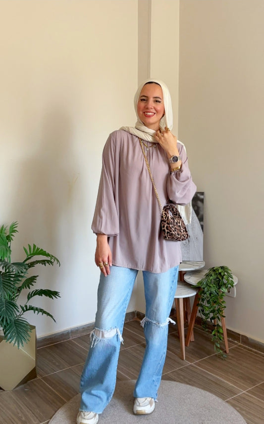 Amalia Blouse - Latte