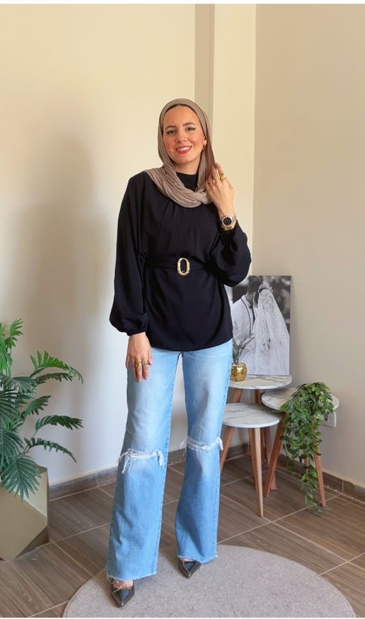 Amalia Blouse - Black