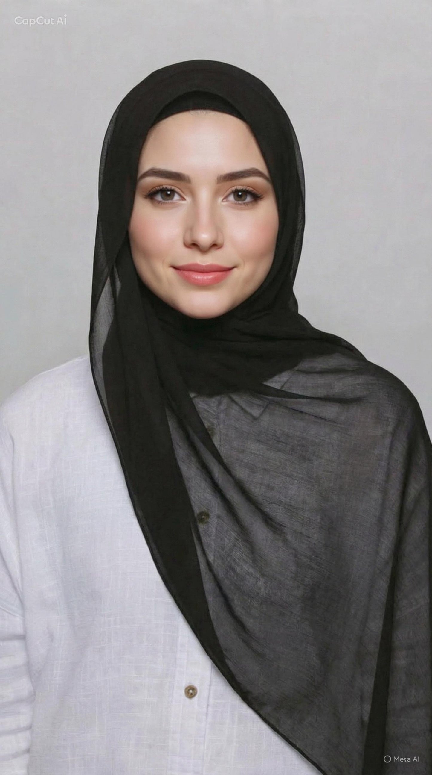 Chiffon Veil -Black