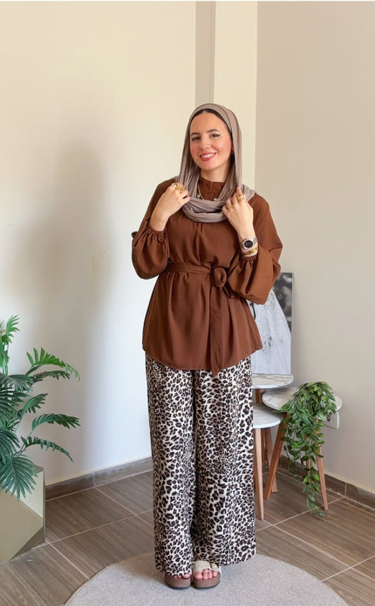 Amalia Blouse - Brown